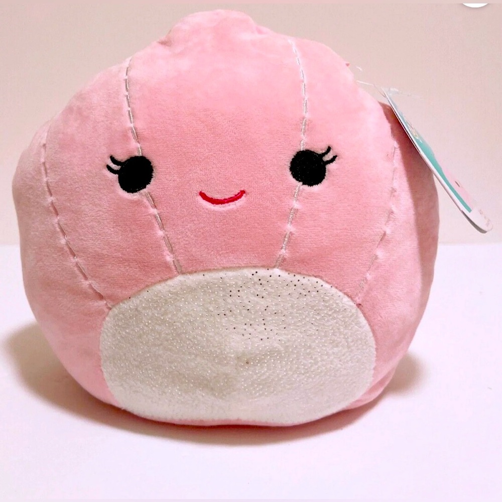 Squishmallow Aicha The Pink Seashell Sea Life Squad 8in